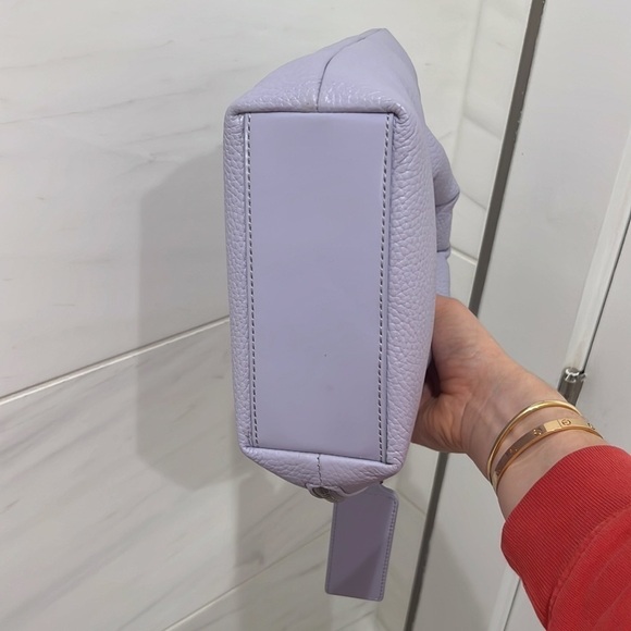 Kara | NWOT Lavender Pebble Leather Mini Puff Bag - Picture 5 of 9